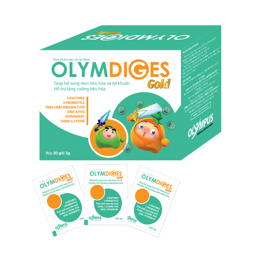 Olymdiges Gold giải pháp cho trẻ biếng ăn, suy dinh dưỡng, rối loạn tiêu hóa